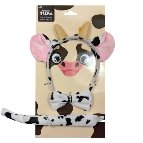 3pc Deluxe Animal Dress Up Set - Milk Cow