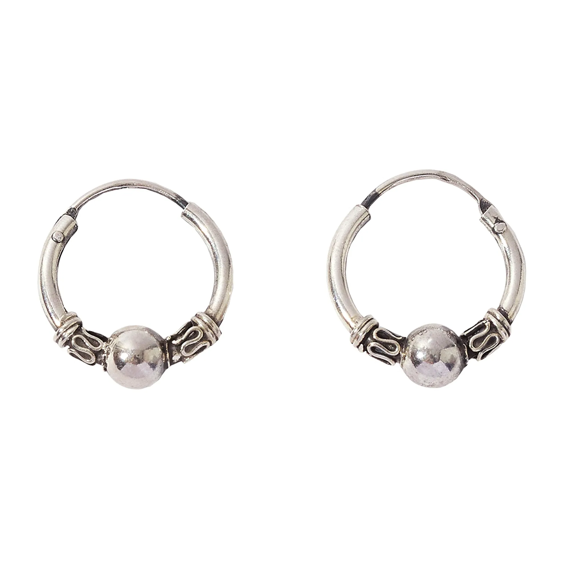 925 Pure Sterling Silver Boho Hoops Earrings For Women