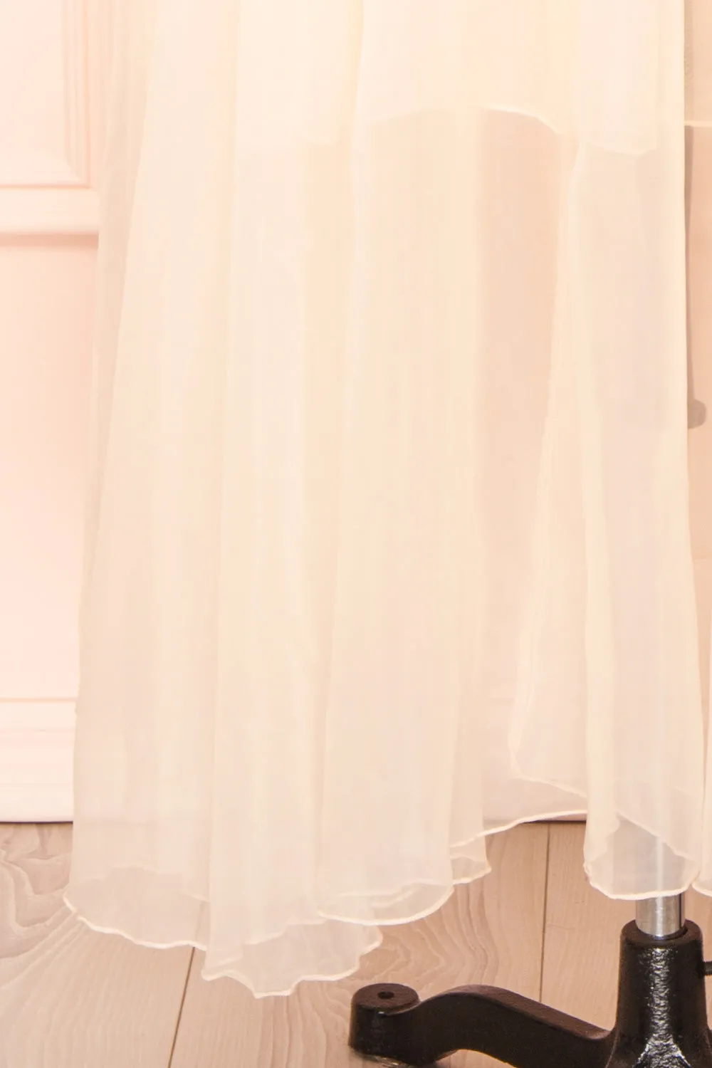 Amore | Light Pink Tulle Midi Dress