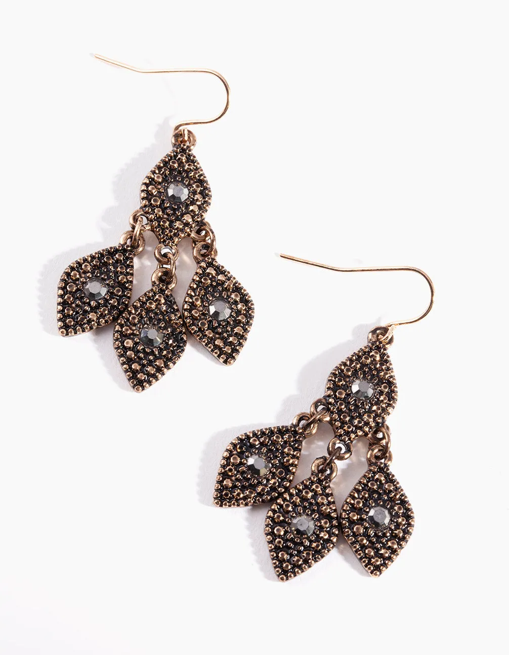 Antique Gold Filigree Earrings