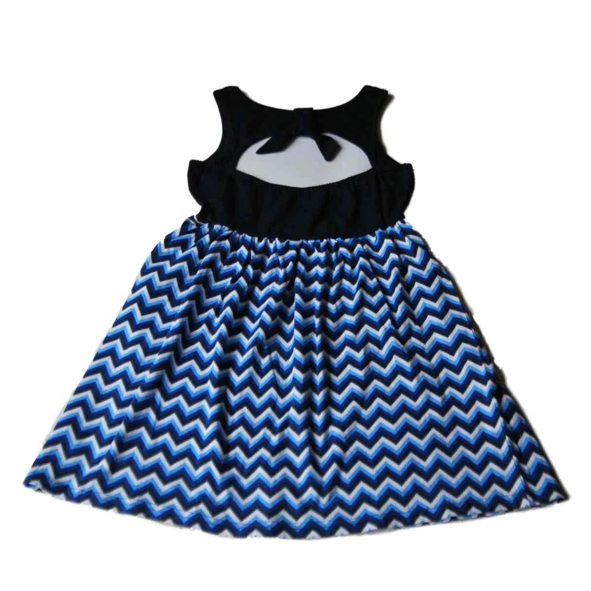 Arizona Wildcats Colosseum Girls Navy Blue Chevron Cotton Tank Top Dress (M)