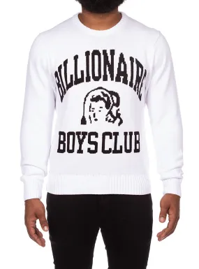 Billionaire Boys Club Sweater - BB Campus - White - 841-1500