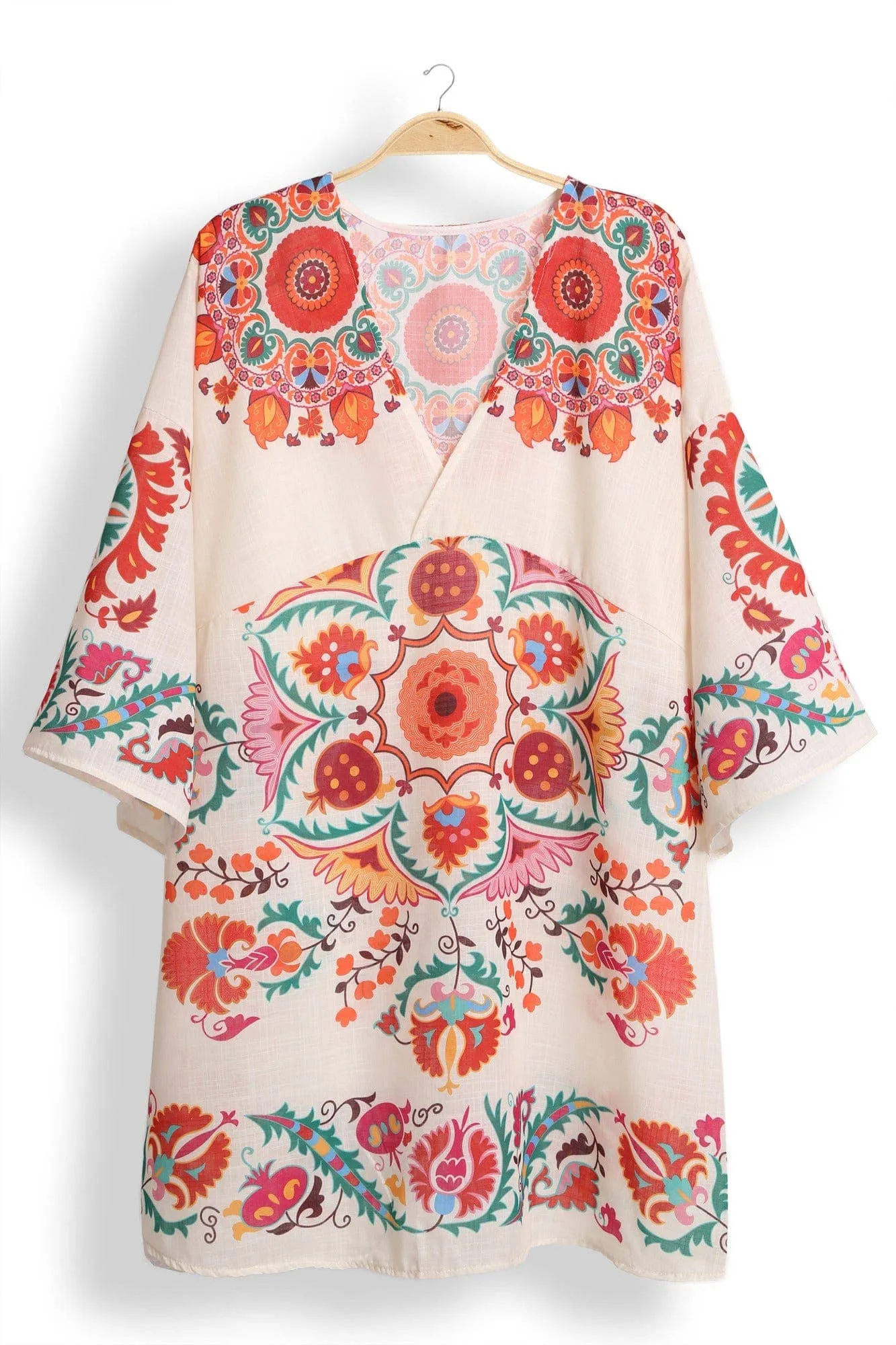 Bohemian Abstract Cover Up Dress