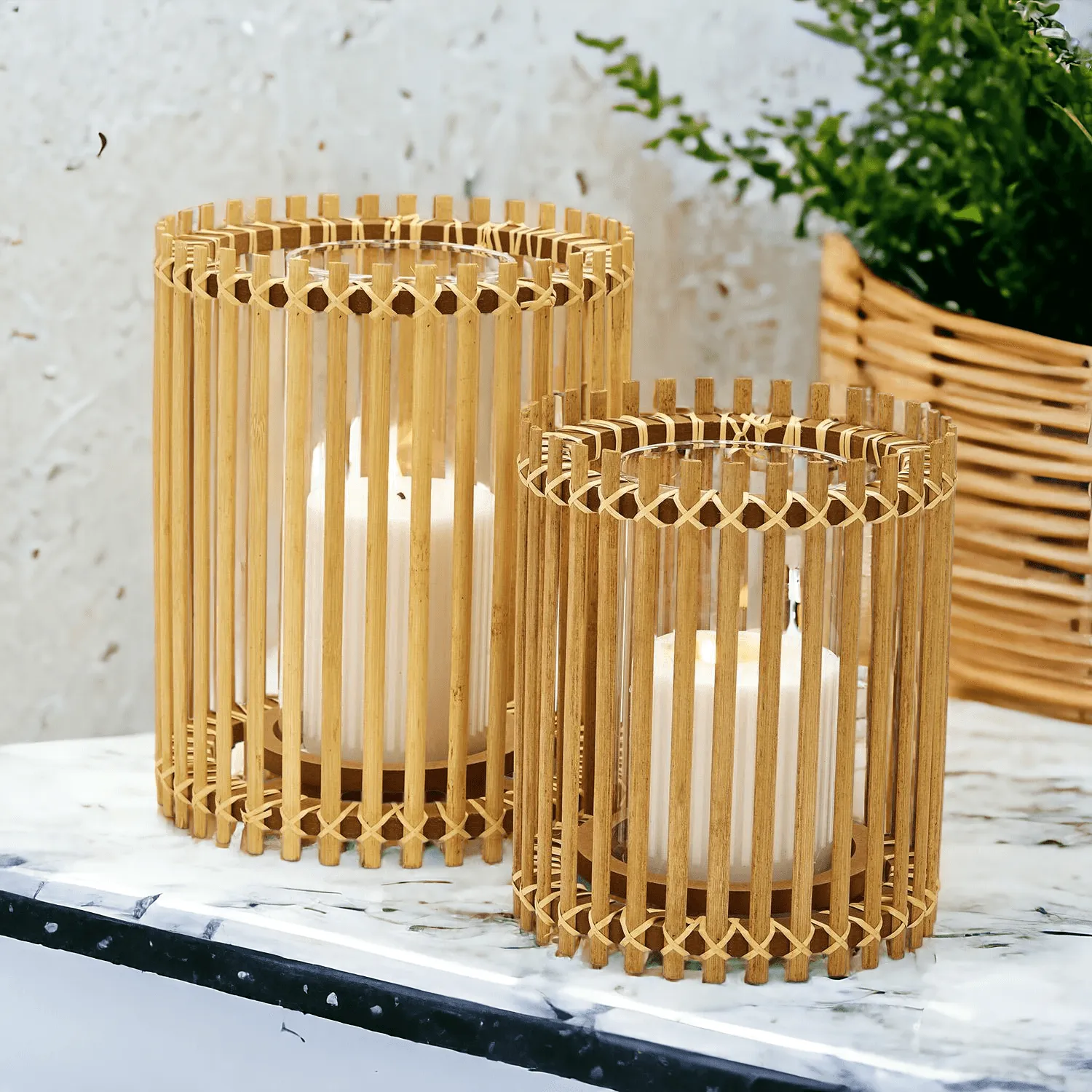 Bohemian Bamboo Vase