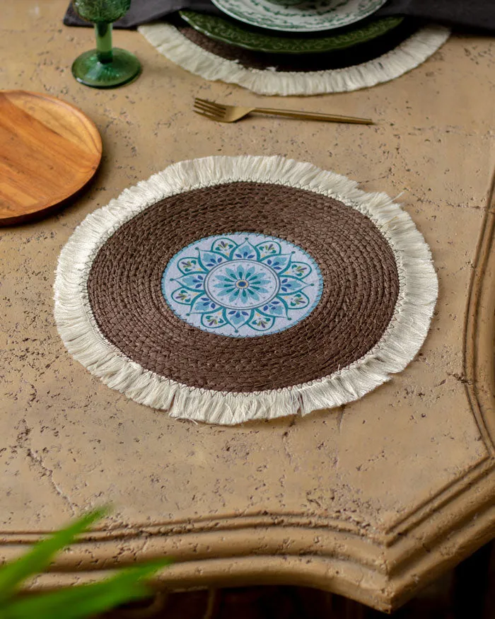 Bohemian Mandala Placemat - Brown