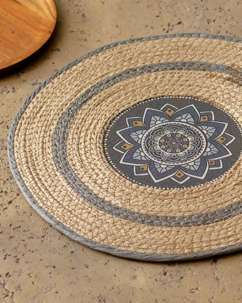 Bohemian Mandala Placemat - Wheat