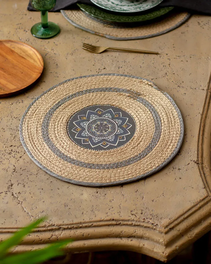 Bohemian Mandala Placemat - Wheat