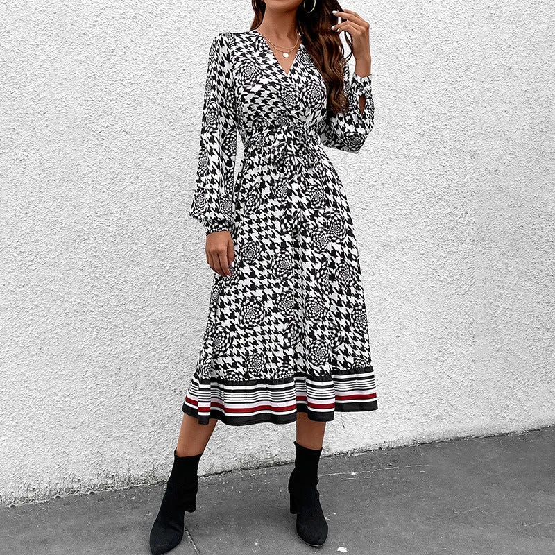 Bohemian Temperament Print Dress