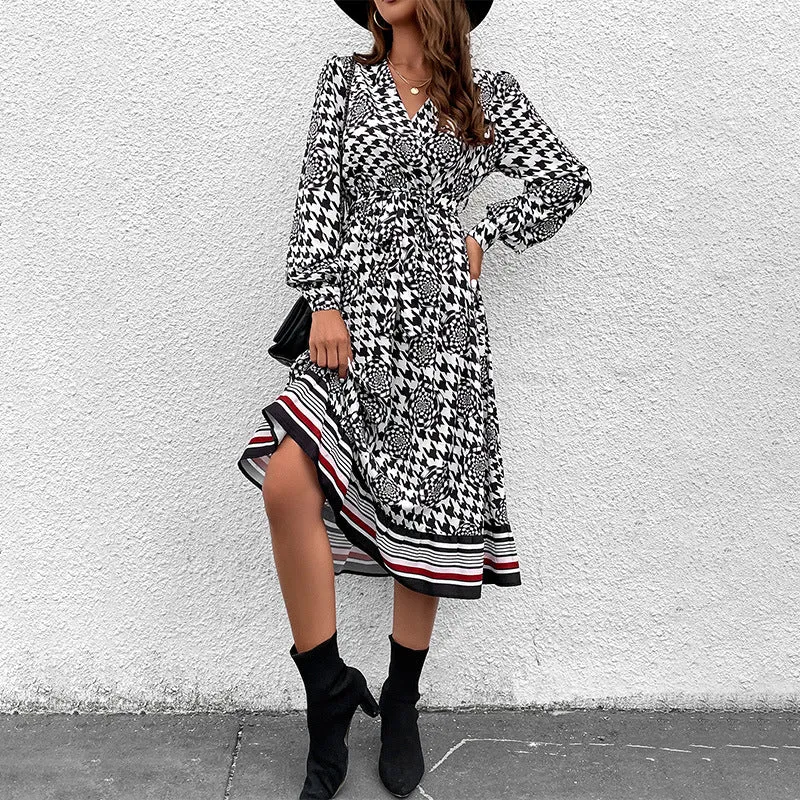 Bohemian Temperament Print Dress