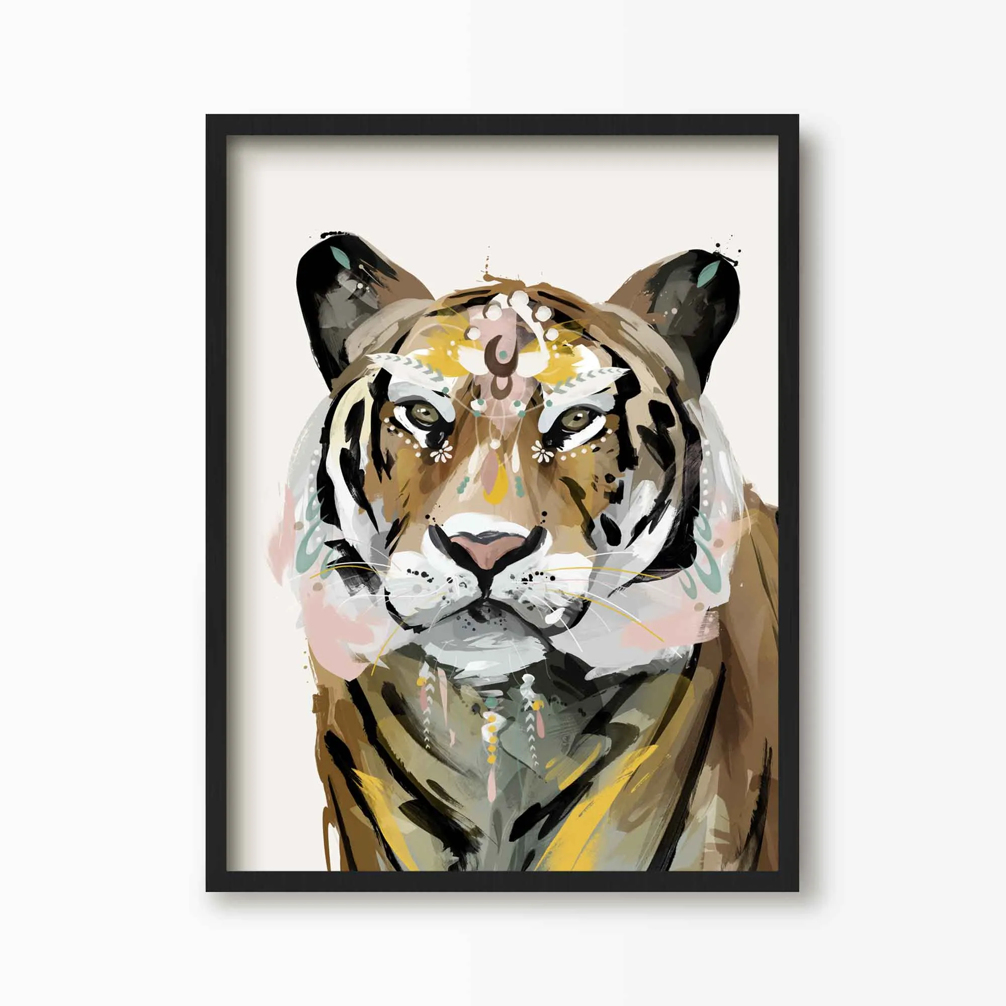 Bohemian Tiger Art Print