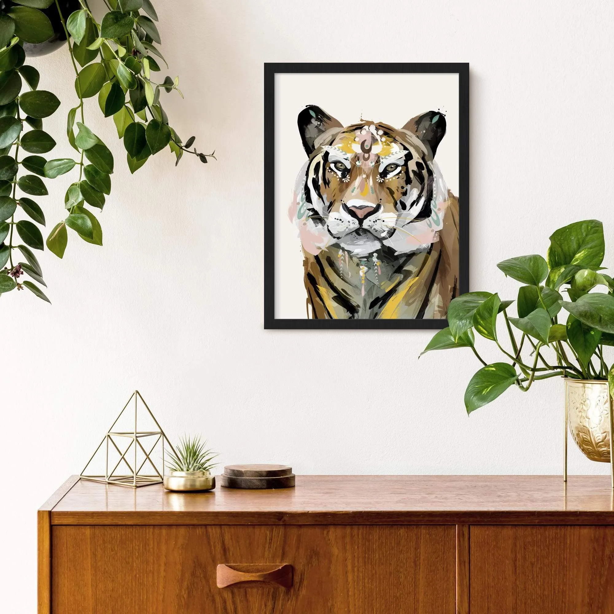 Bohemian Tiger Art Print