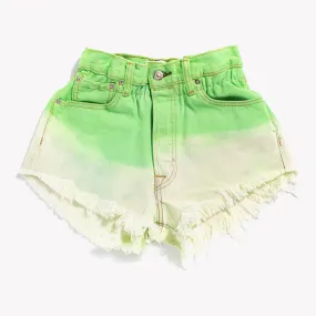 Boho Kiwi Dipped Vintage Shorts