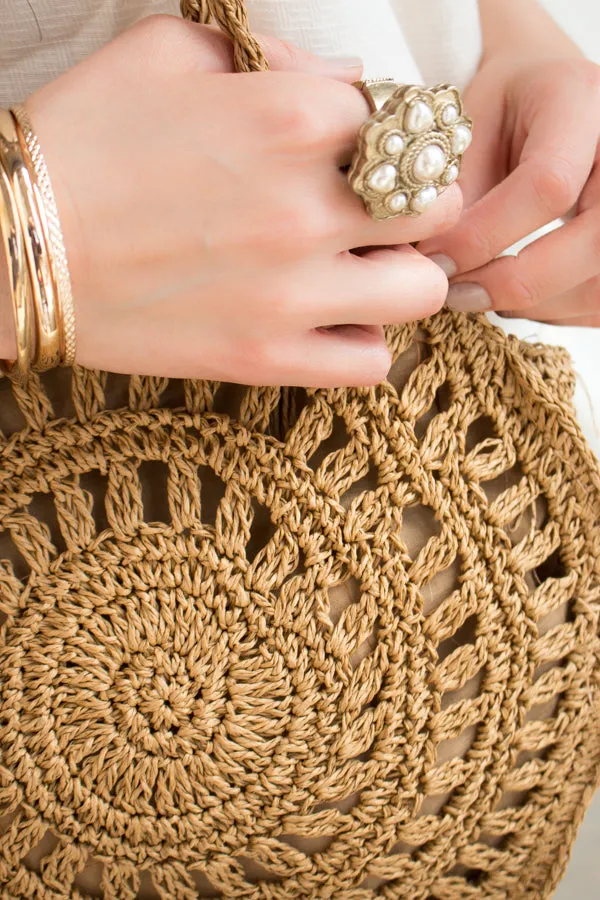 Boho Straw Handbag