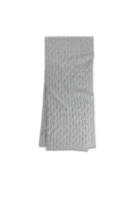 Cable-Knit Cashmere Scarf