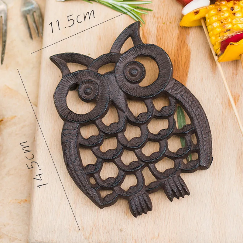 Cute Animal Cast Iron Trivet