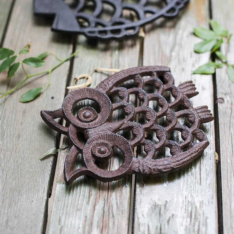 Cute Animal Cast Iron Trivet