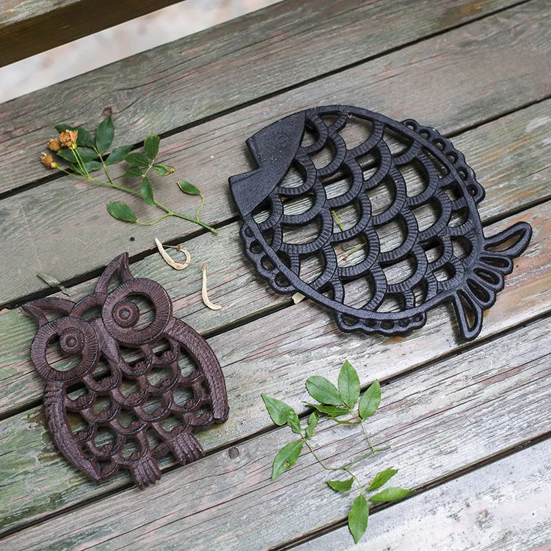 Cute Animal Cast Iron Trivet