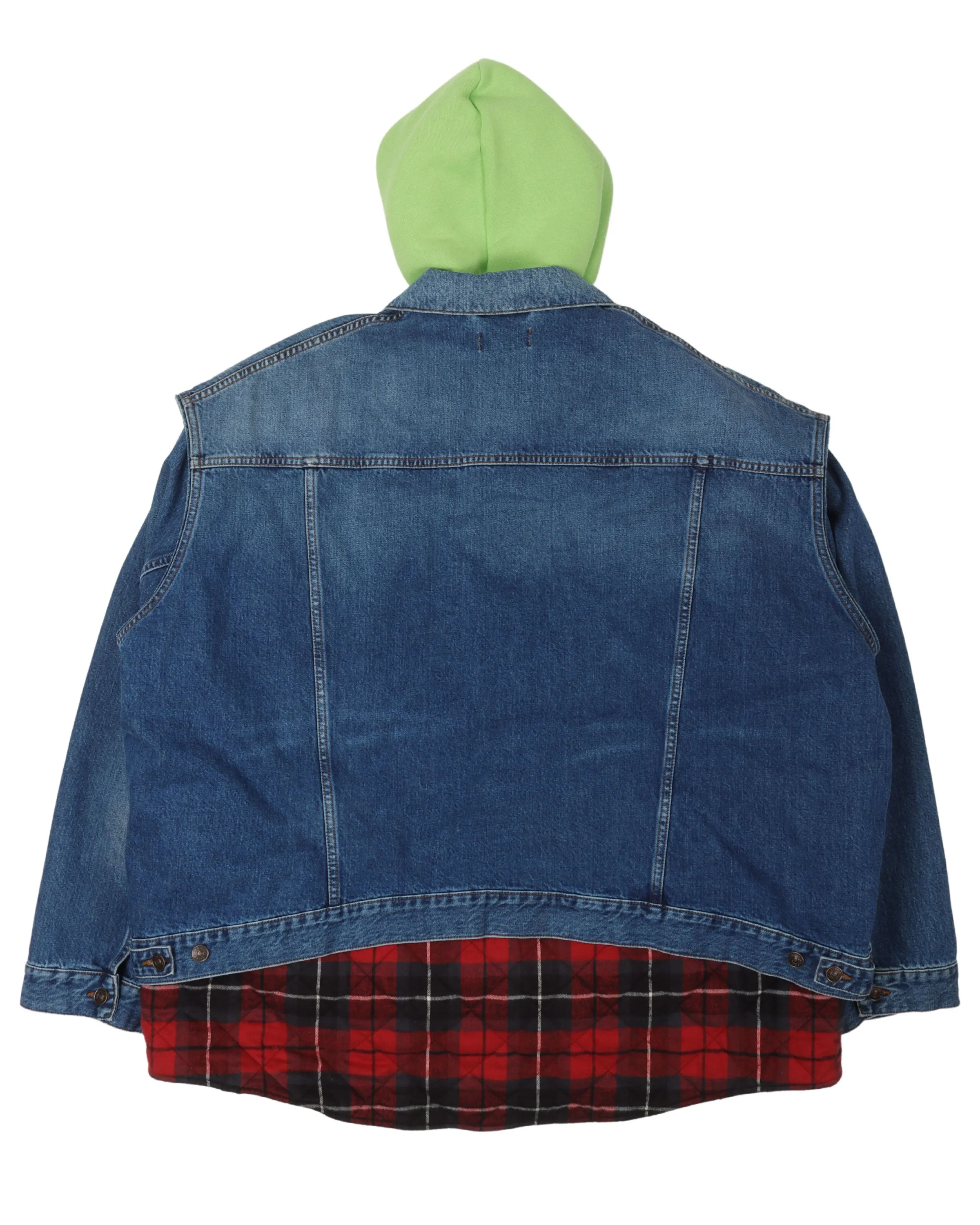 Denim Double Layer Jacket