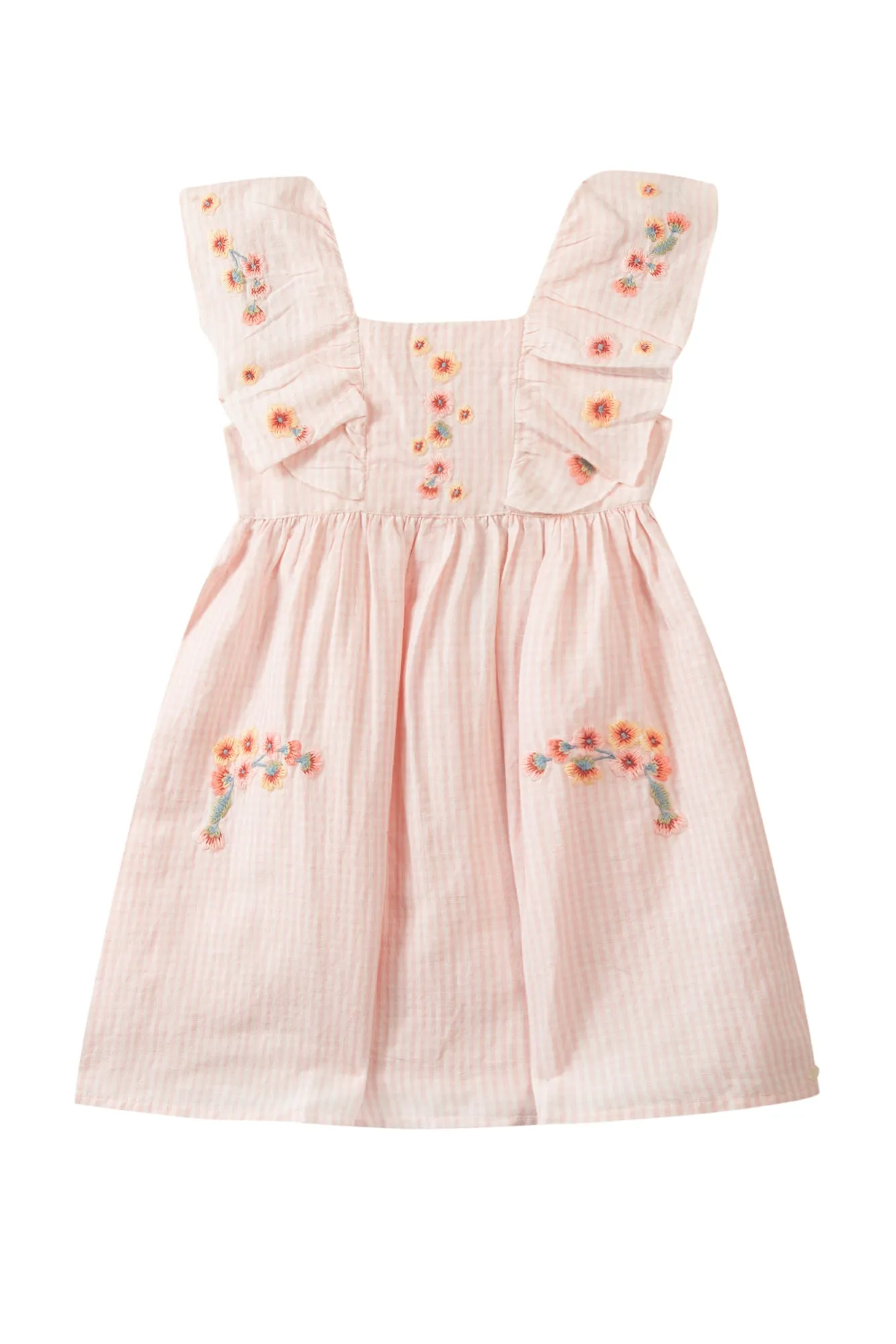 Dress - Blush micro gingham