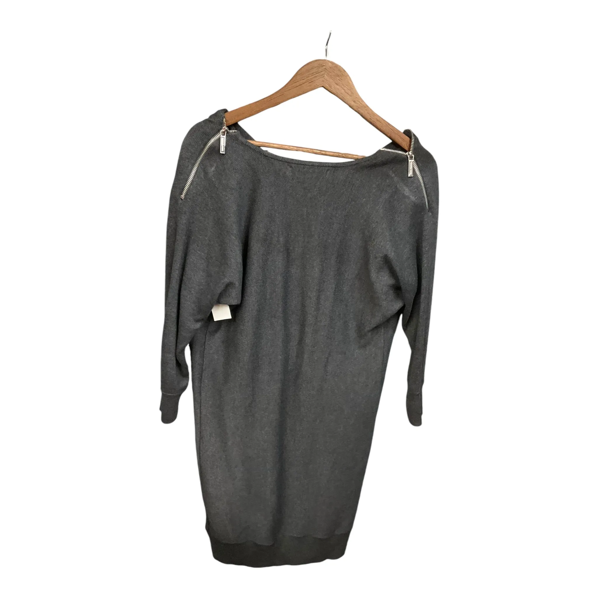 Dress Sweater By Michael By Michael Kors In Grey, Size: Xs