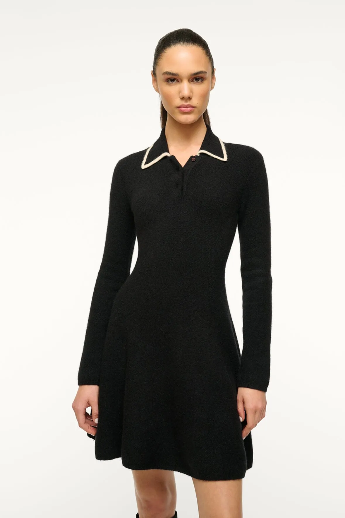 DUJOUR DRESS | BLACK IVORY