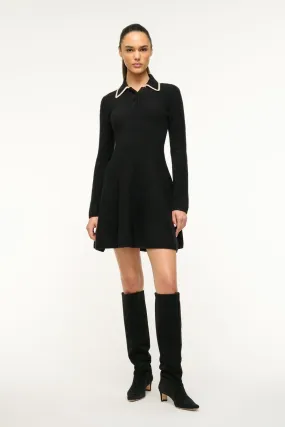 DUJOUR DRESS | BLACK IVORY