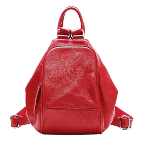 Fashion Ladies' Genuine Leather Backpack