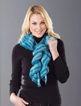 Free Mohair Spiral Scarf Pattern