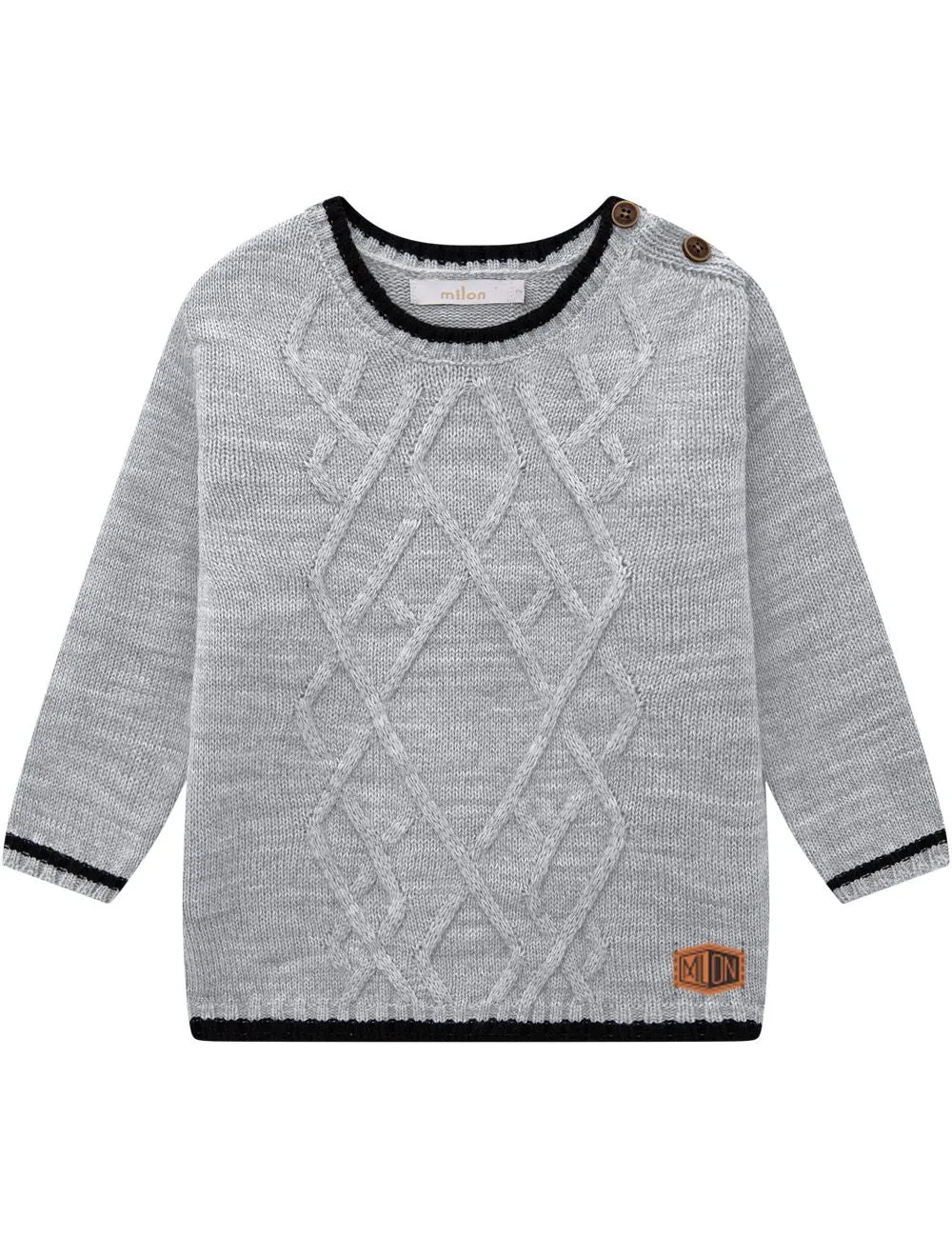 Grey Knit Sweater