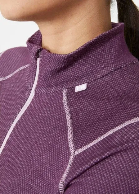 Helly Hansen Womens Lifa Merino Mid Weight 1/2 Zip Base Layer