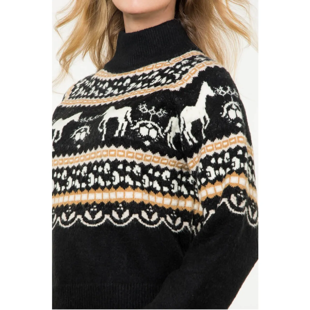 Horse Fair Isle Sweater