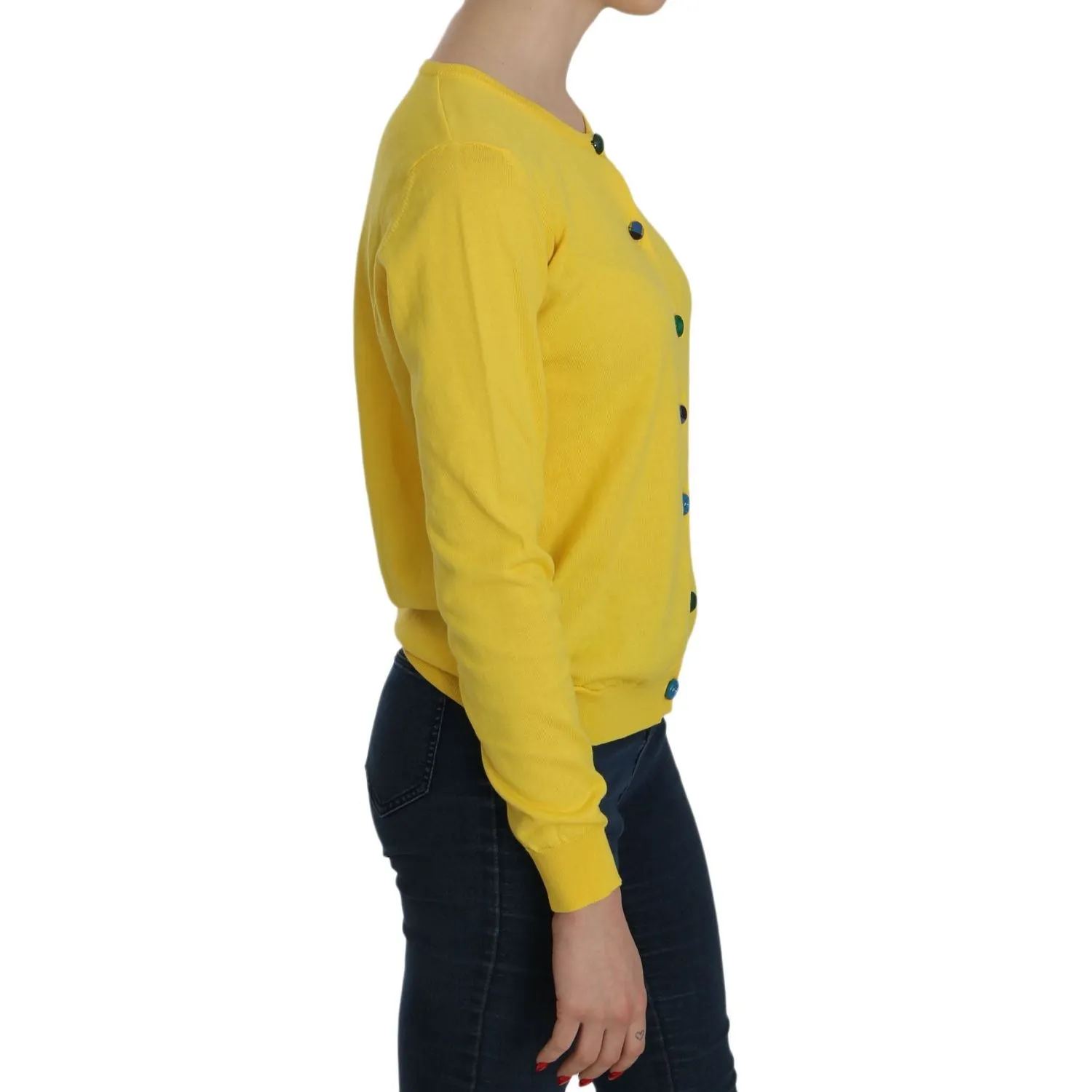 Jucca Radiant Yellow Cotton Sweater