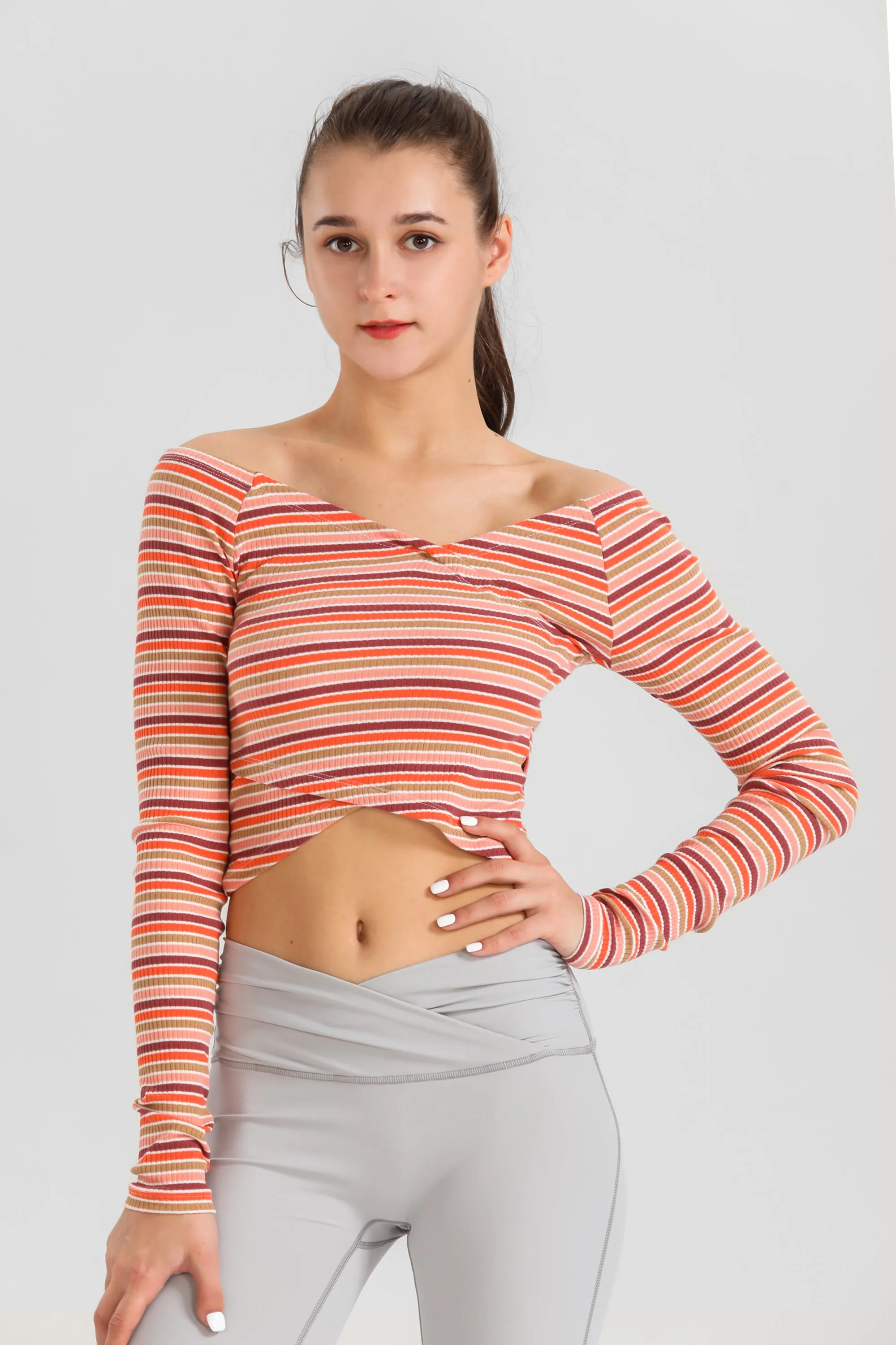 Long Sleeve Cropped Shirt