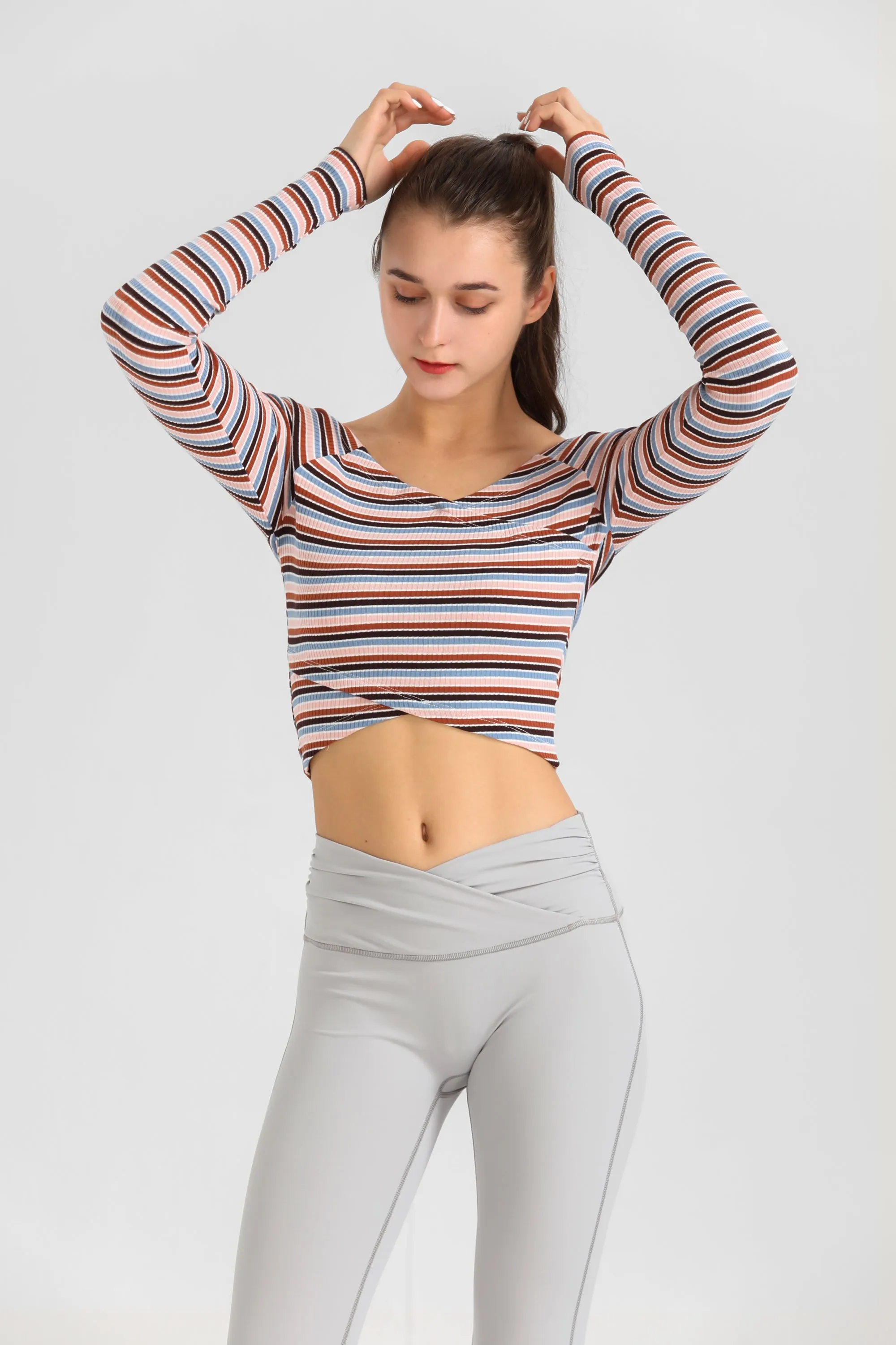 Long Sleeve Cropped Shirt