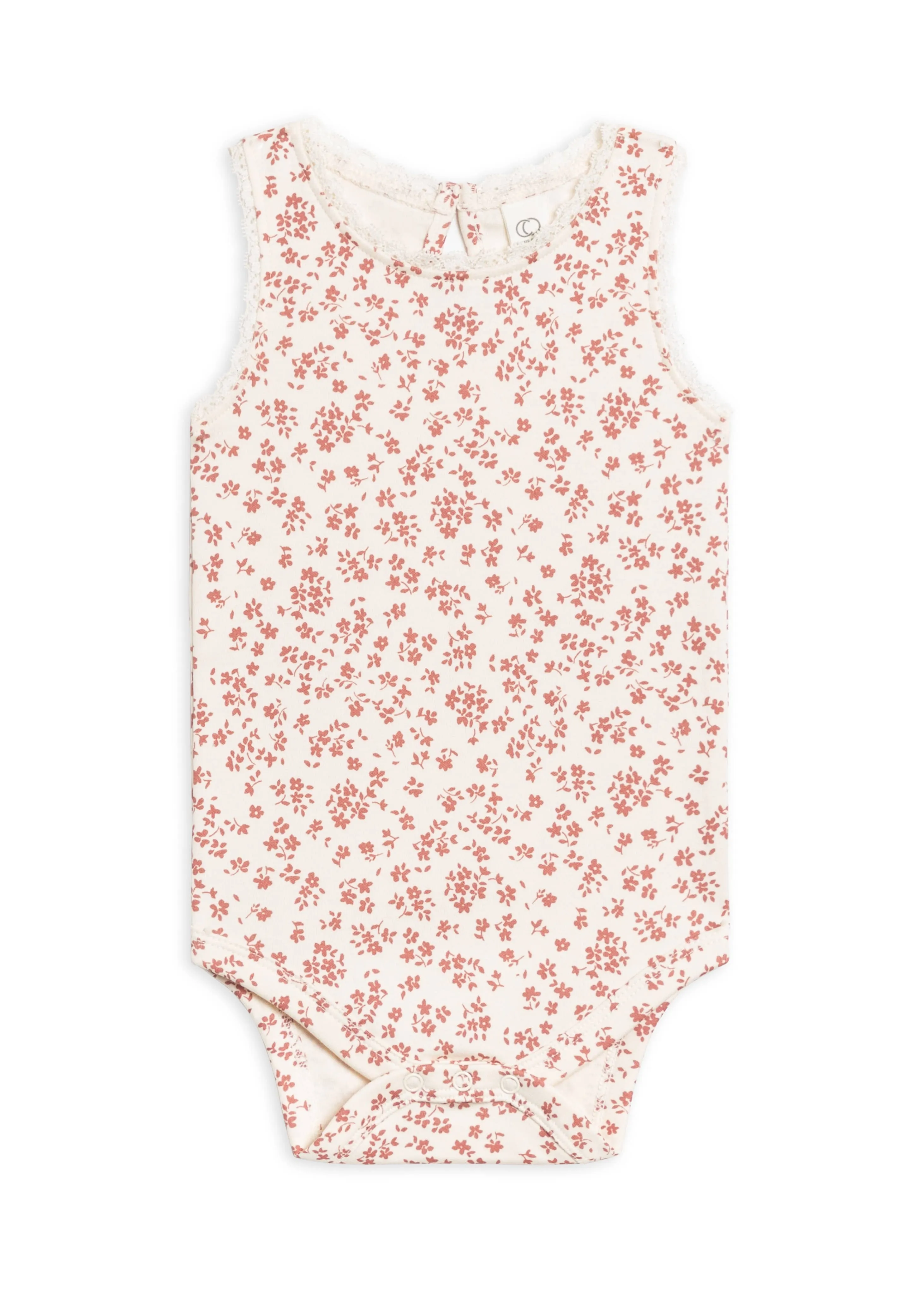 Luna Lace Tank Bodysuit - Berry Floral