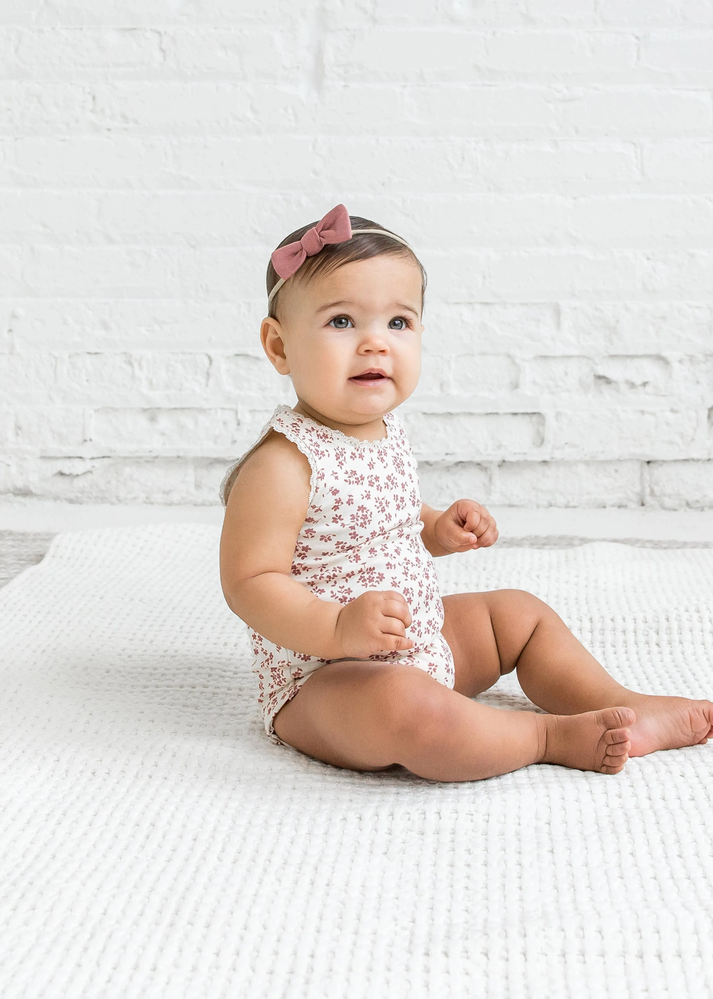 Luna Lace Tank Bodysuit - Berry Floral