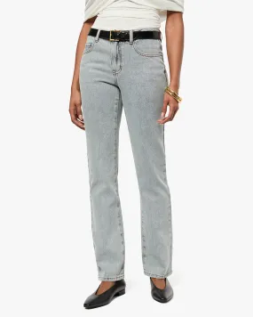 Mid Rise Straight Flare Jean