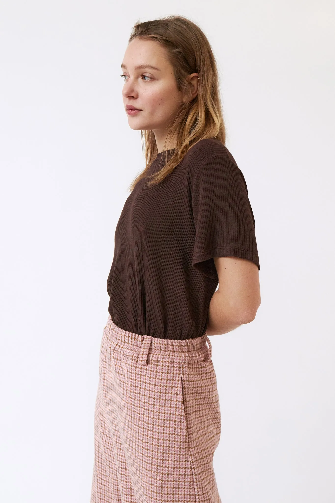 modal t-shirt - lula - brown