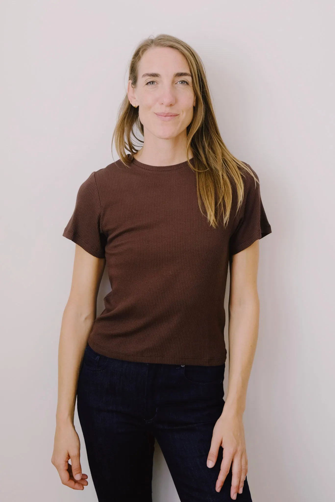 modal t-shirt - lula - brown