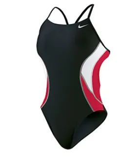 NIKE SWIM Team Color Block Cut Out Tank