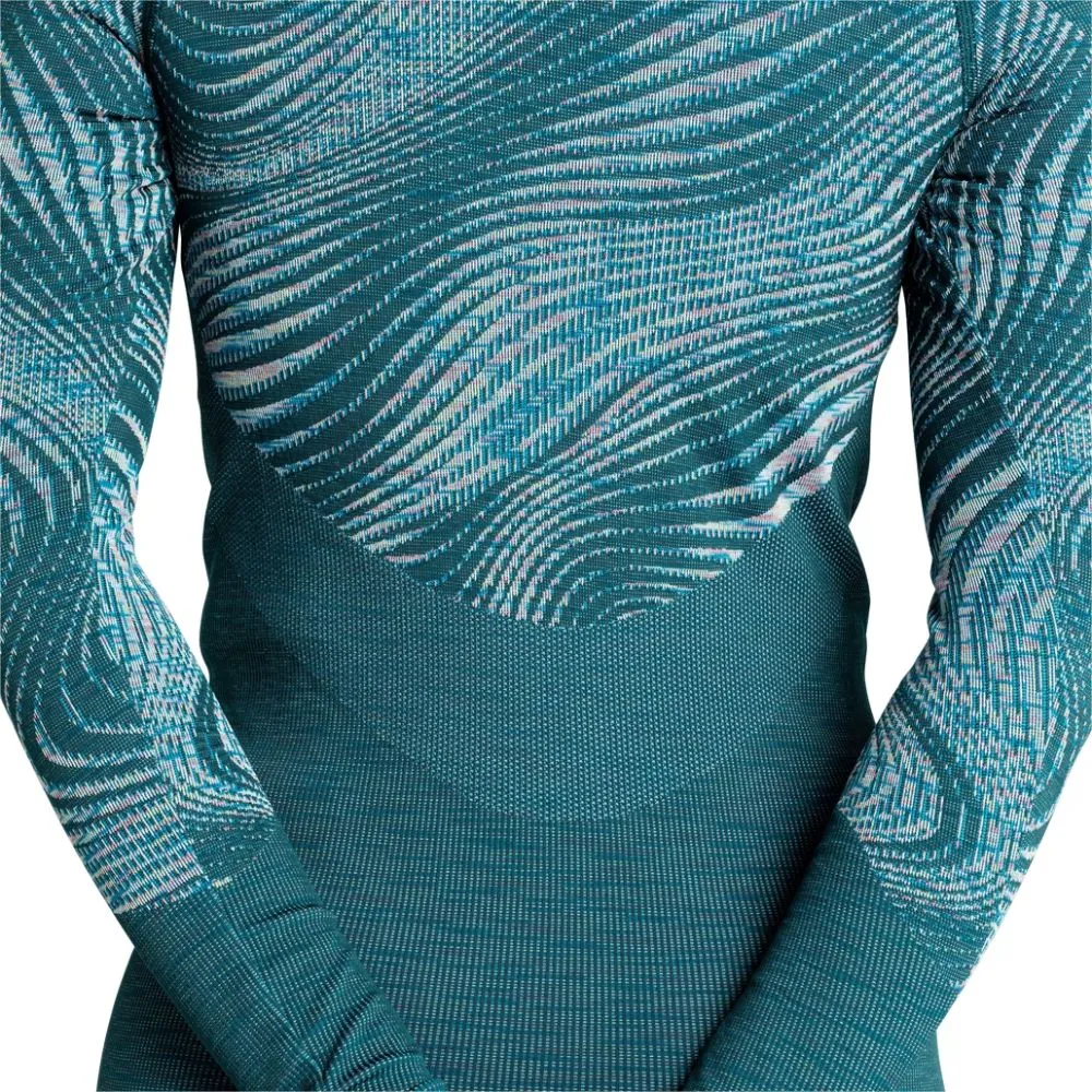 Odlo Blackcomb Eco Womens Base Layer - Blue Wing Teal