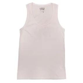 Peace Store Cotton Tank Top - Pink Clover