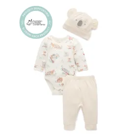 Purebaby Bush Babies 3 Piece Set