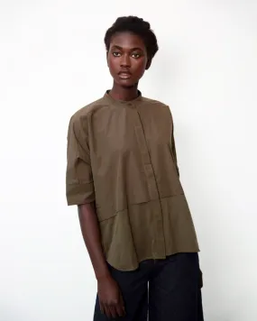 Robin Organic Cotton Shirt In Army