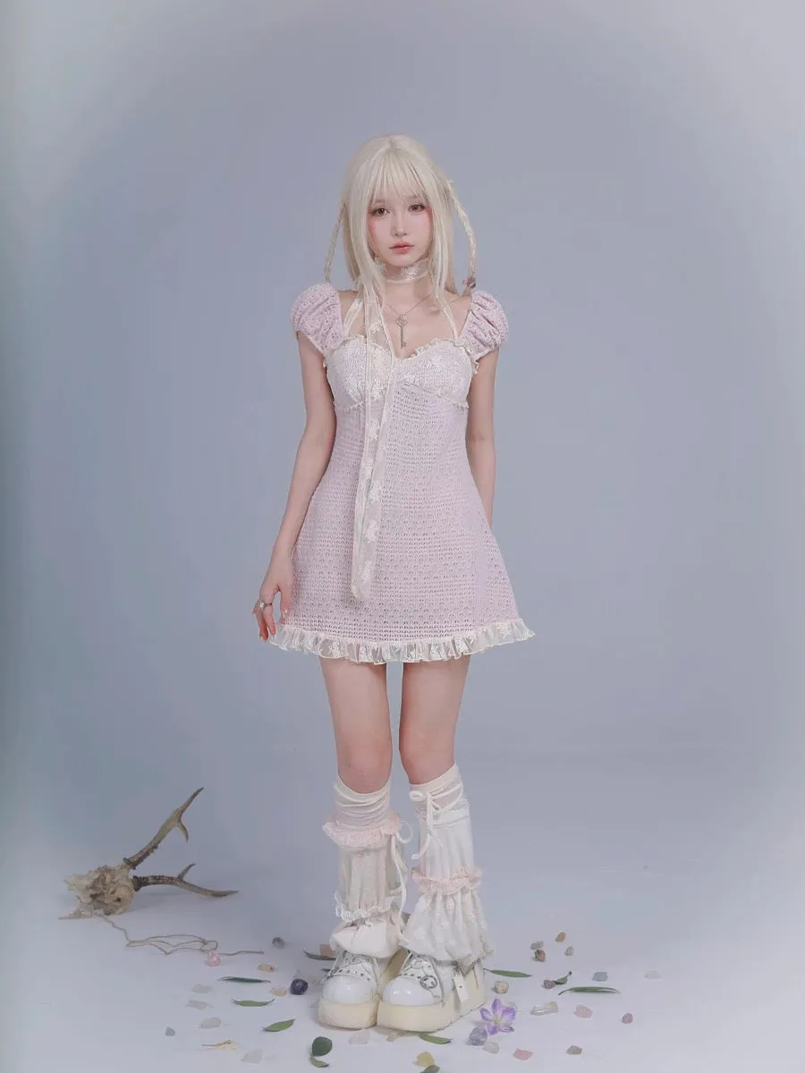 Rose Island AW24 Elf Guardian - Sakura Fairy Mini Dress