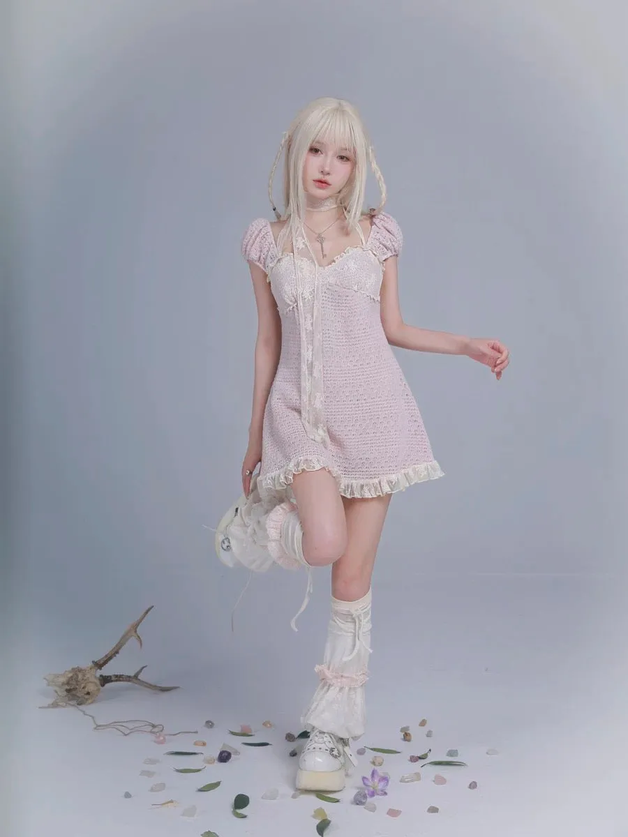 Rose Island AW24 Elf Guardian - Sakura Fairy Mini Dress