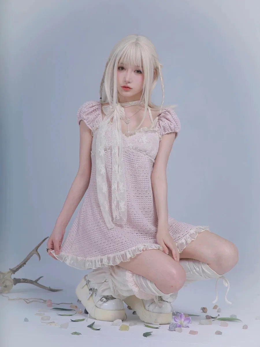 Rose Island AW24 Elf Guardian - Sakura Fairy Mini Dress