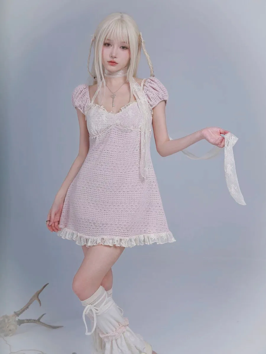 Rose Island AW24 Elf Guardian - Sakura Fairy Mini Dress