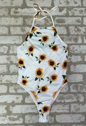 Shein Sunflower Bodysuit- (S)