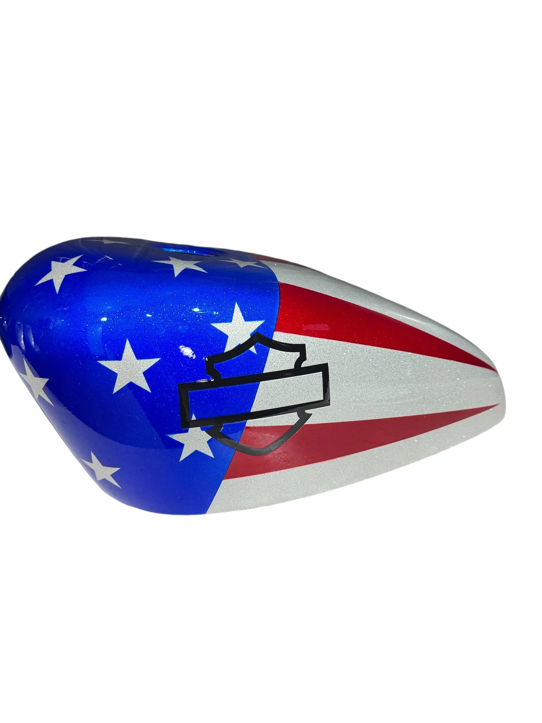 silver Flake AMERICAN FLAG - Iron